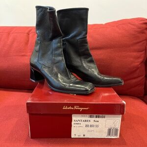 Ferragamo Santares 5 cm Calf Height Booy